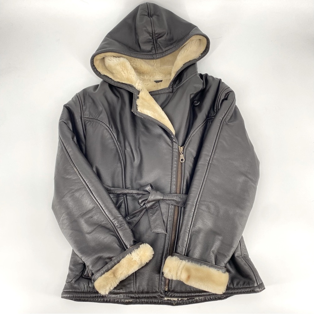 Wilson’s Leather Women’s Leather Faux Fur Lined Coat